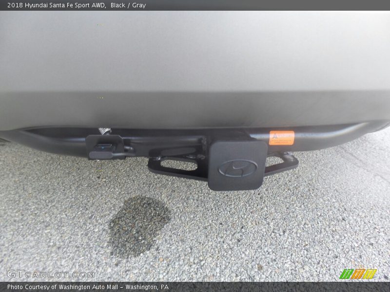 Black / Gray 2018 Hyundai Santa Fe Sport AWD
