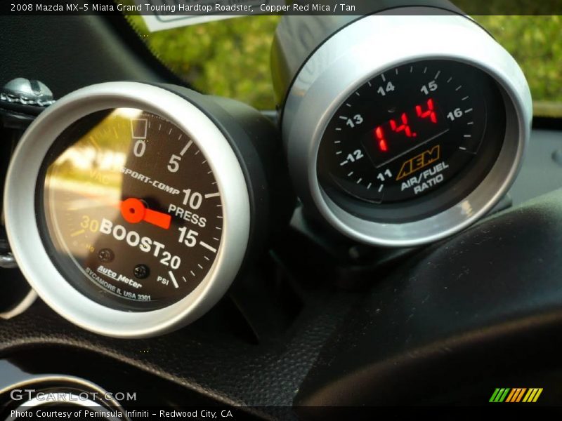 Copper Red Mica / Tan 2008 Mazda MX-5 Miata Grand Touring Hardtop Roadster