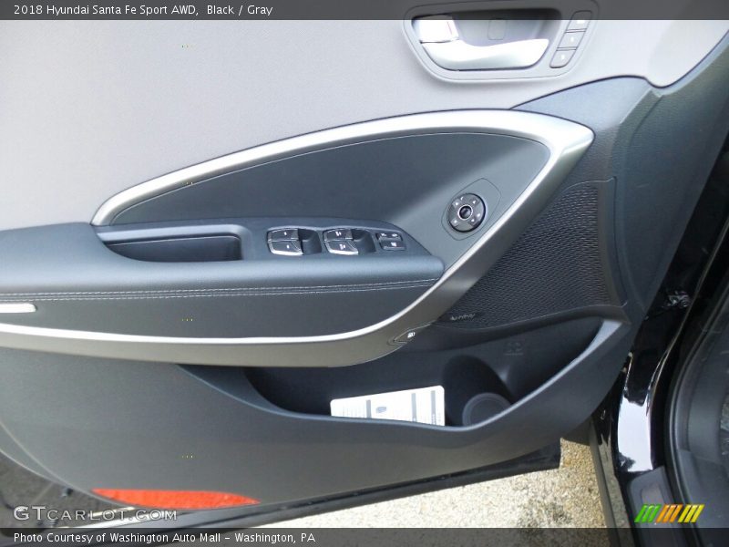 Black / Gray 2018 Hyundai Santa Fe Sport AWD