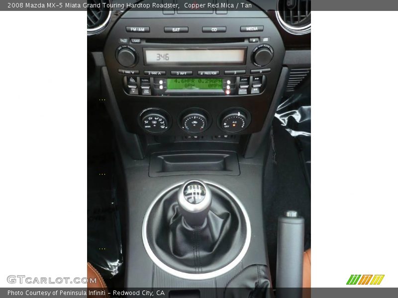 Copper Red Mica / Tan 2008 Mazda MX-5 Miata Grand Touring Hardtop Roadster