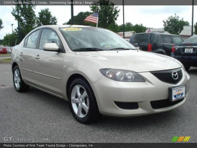 Shimmering Sand Mica / Beige 2004 Mazda MAZDA3 i Sedan