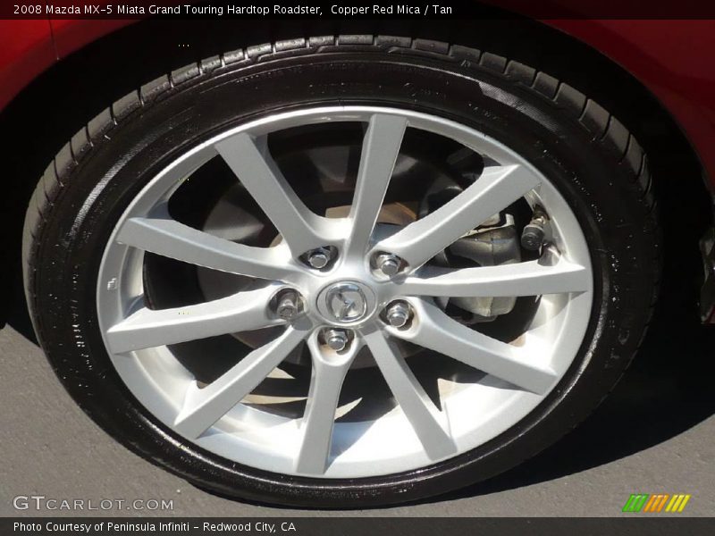 Copper Red Mica / Tan 2008 Mazda MX-5 Miata Grand Touring Hardtop Roadster