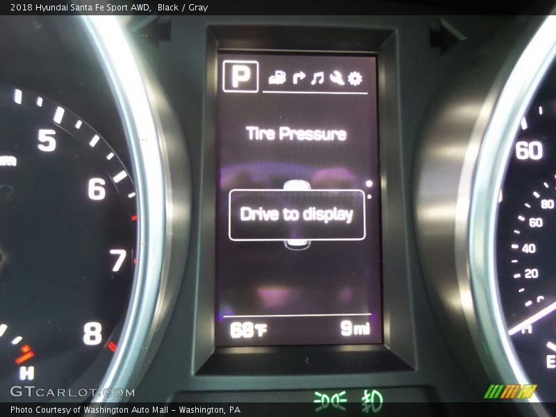 Black / Gray 2018 Hyundai Santa Fe Sport AWD