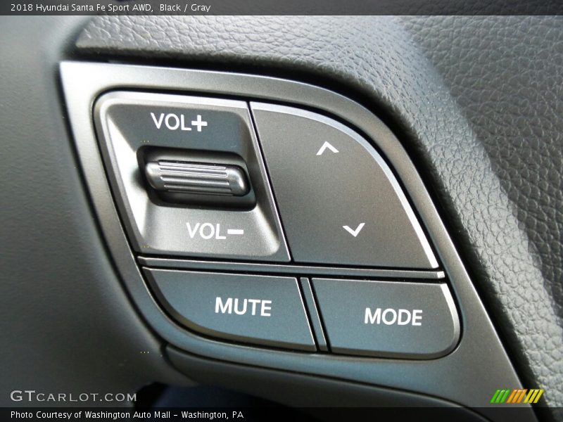 Black / Gray 2018 Hyundai Santa Fe Sport AWD