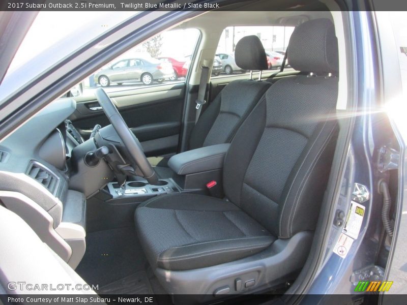 Twilight Blue Metallic / Slate Black 2017 Subaru Outback 2.5i Premium