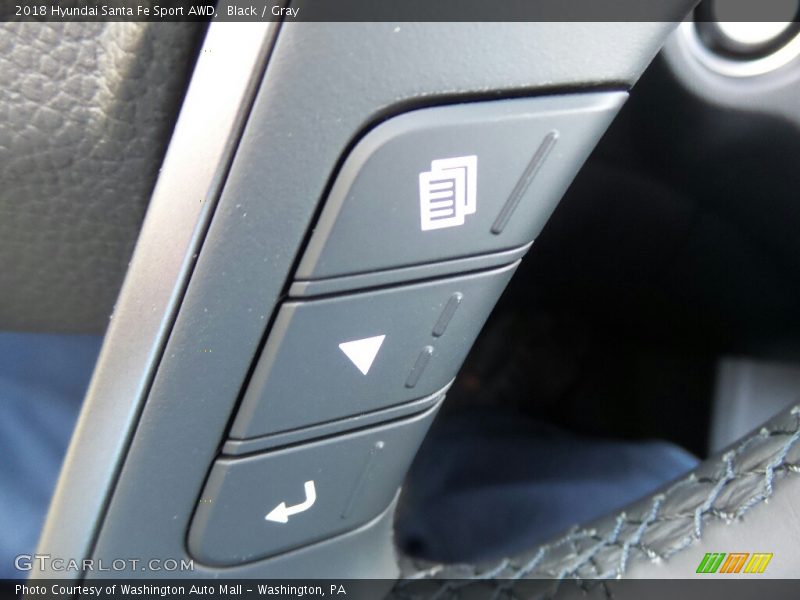 Black / Gray 2018 Hyundai Santa Fe Sport AWD