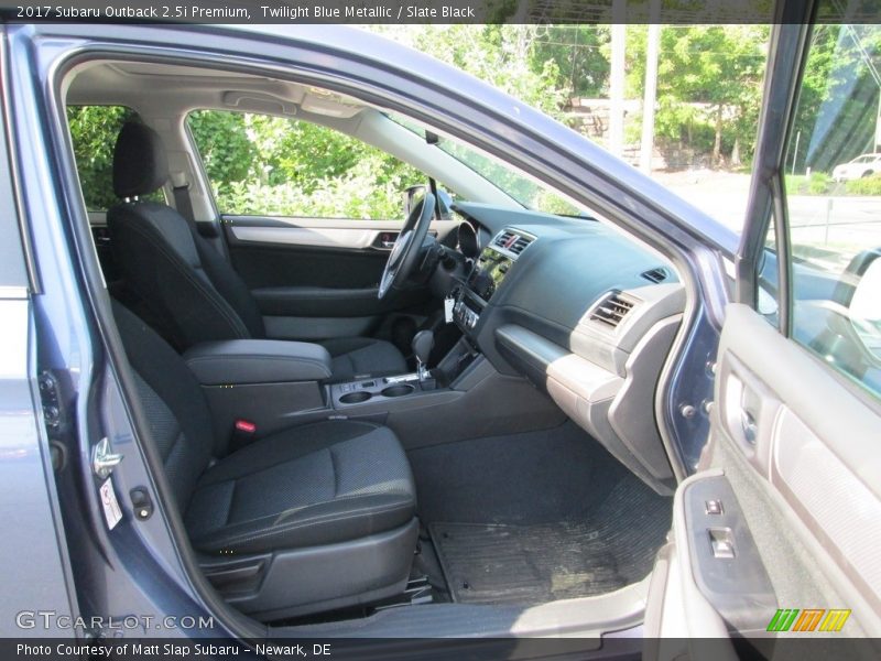 Twilight Blue Metallic / Slate Black 2017 Subaru Outback 2.5i Premium