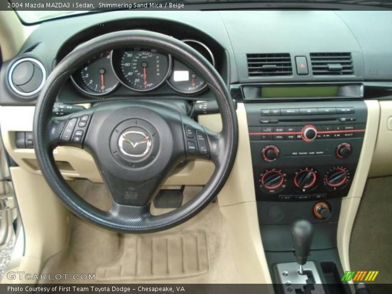 Shimmering Sand Mica / Beige 2004 Mazda MAZDA3 i Sedan