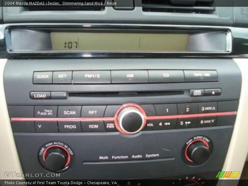 Shimmering Sand Mica / Beige 2004 Mazda MAZDA3 i Sedan