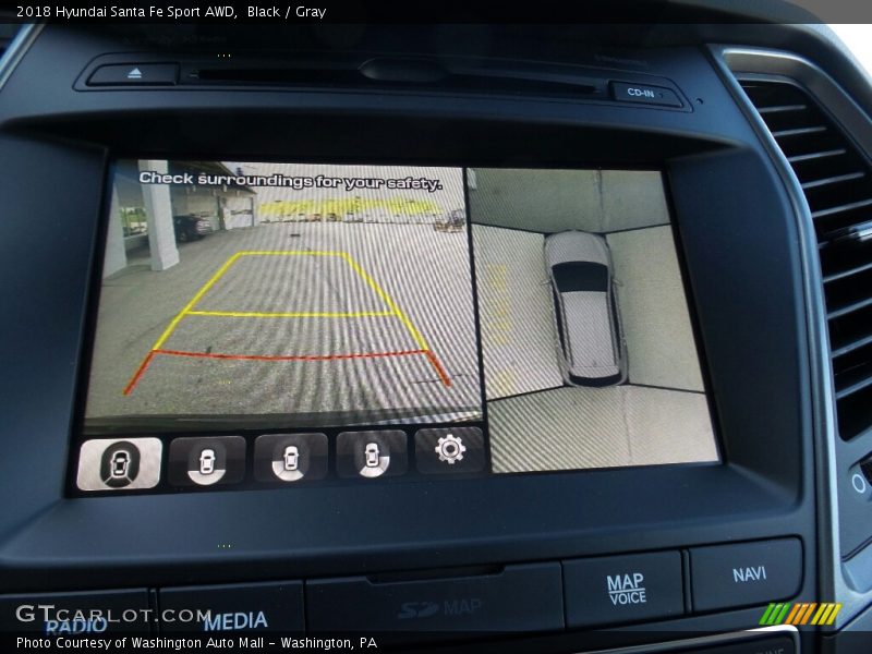 Black / Gray 2018 Hyundai Santa Fe Sport AWD