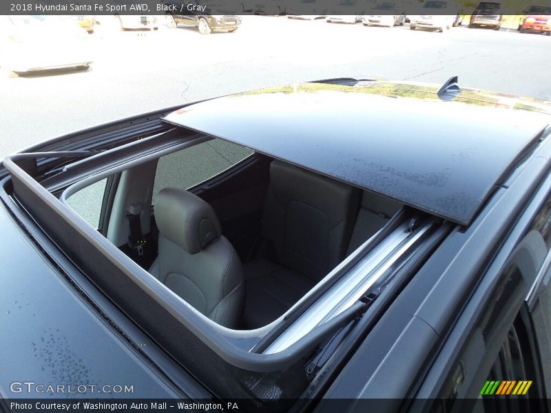 Black / Gray 2018 Hyundai Santa Fe Sport AWD
