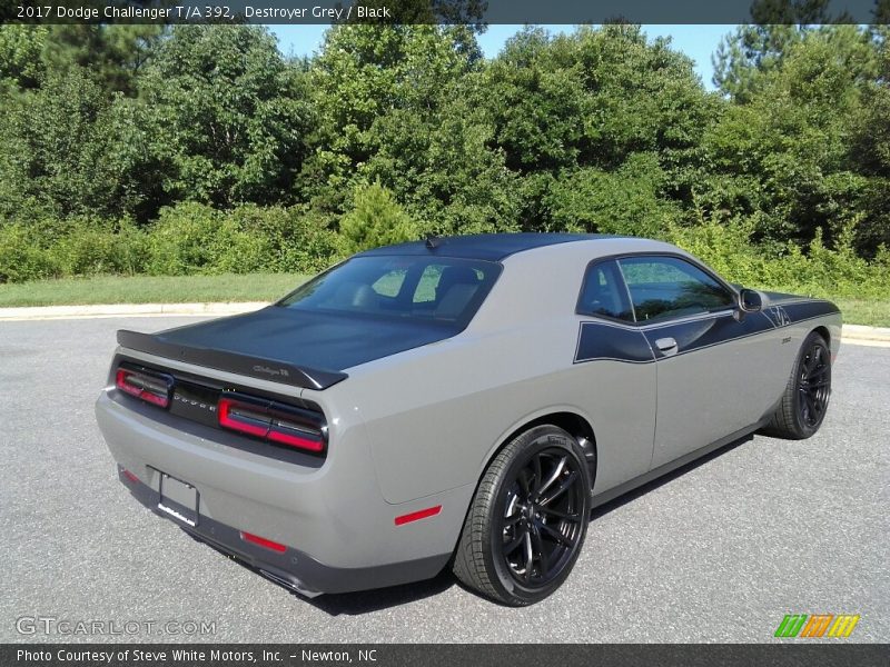 Destroyer Grey / Black 2017 Dodge Challenger T/A 392