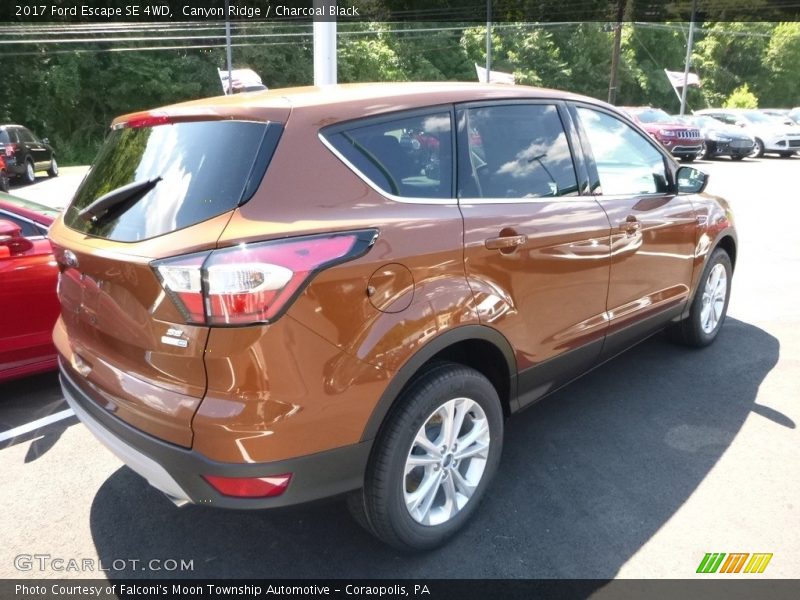 Canyon Ridge / Charcoal Black 2017 Ford Escape SE 4WD