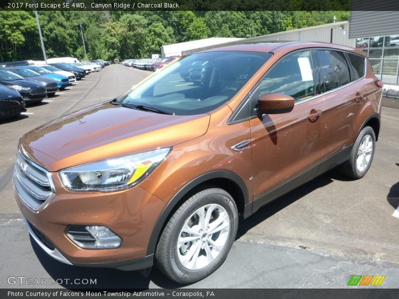 Canyon Ridge / Charcoal Black 2017 Ford Escape SE 4WD