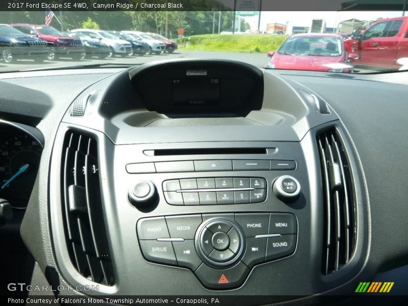 Canyon Ridge / Charcoal Black 2017 Ford Escape SE 4WD
