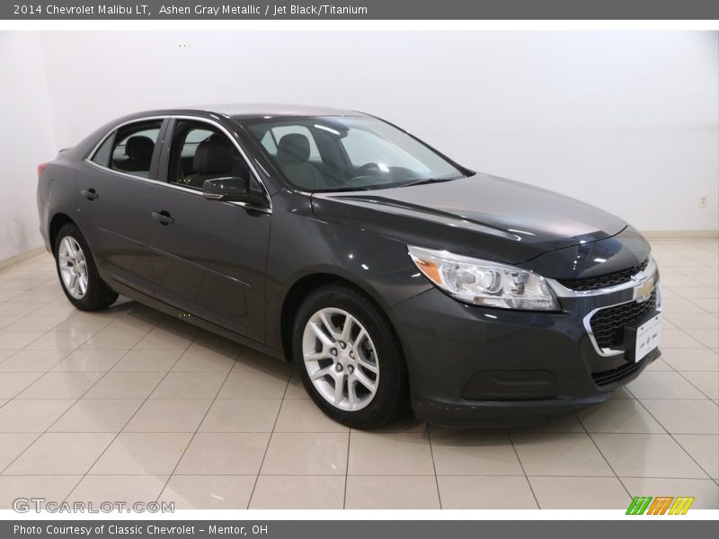 Ashen Gray Metallic / Jet Black/Titanium 2014 Chevrolet Malibu LT