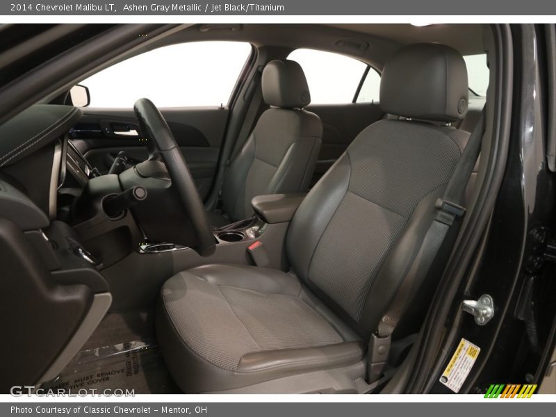 Ashen Gray Metallic / Jet Black/Titanium 2014 Chevrolet Malibu LT