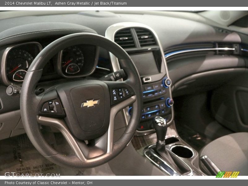 Ashen Gray Metallic / Jet Black/Titanium 2014 Chevrolet Malibu LT