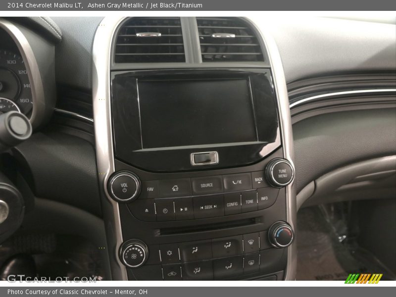 Ashen Gray Metallic / Jet Black/Titanium 2014 Chevrolet Malibu LT