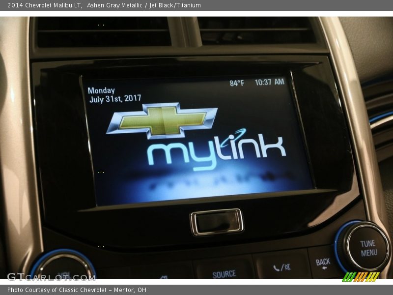 Ashen Gray Metallic / Jet Black/Titanium 2014 Chevrolet Malibu LT
