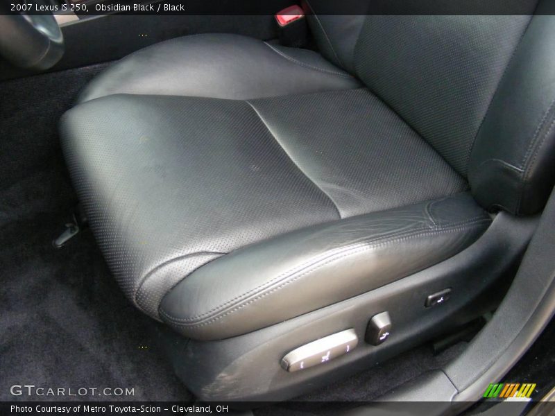 Obsidian Black / Black 2007 Lexus IS 250