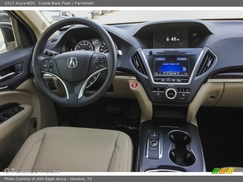 Crystal Black Pearl / Parchment 2017 Acura MDX