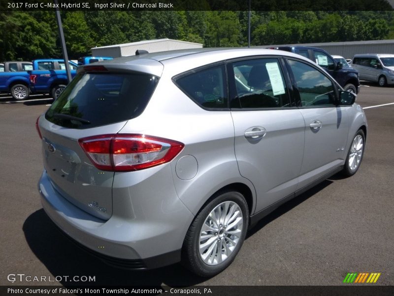 Ingot Silver / Charcoal Black 2017 Ford C-Max Hybrid SE