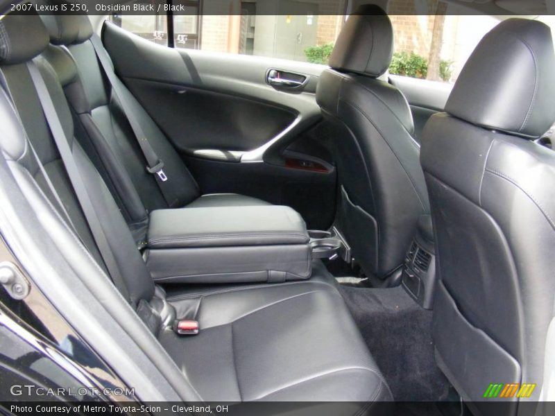 Obsidian Black / Black 2007 Lexus IS 250