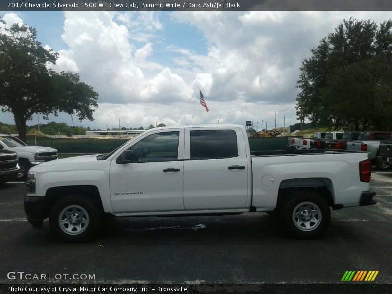 Summit White / Dark Ash/Jet Black 2017 Chevrolet Silverado 1500 WT Crew Cab