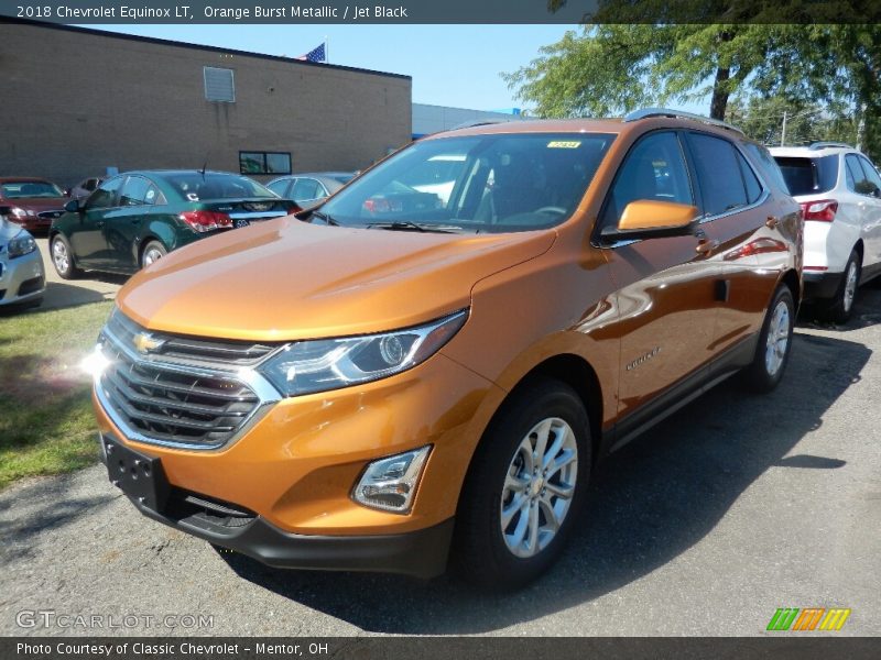 Orange Burst Metallic / Jet Black 2018 Chevrolet Equinox LT