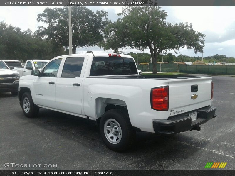 Summit White / Dark Ash/Jet Black 2017 Chevrolet Silverado 1500 WT Crew Cab