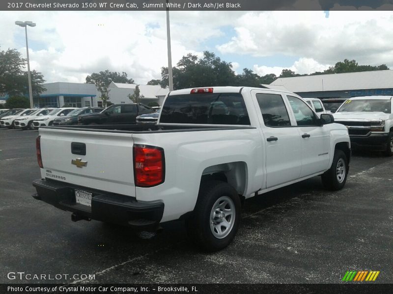 Summit White / Dark Ash/Jet Black 2017 Chevrolet Silverado 1500 WT Crew Cab