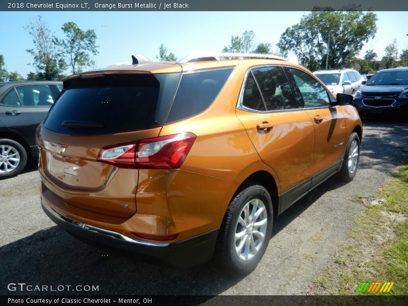 Orange Burst Metallic / Jet Black 2018 Chevrolet Equinox LT