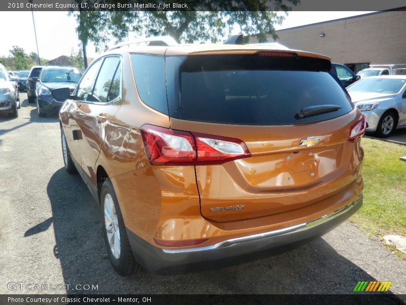 Orange Burst Metallic / Jet Black 2018 Chevrolet Equinox LT