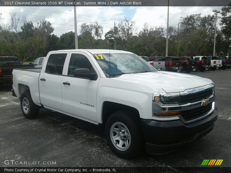 Summit White / Dark Ash/Jet Black 2017 Chevrolet Silverado 1500 WT Crew Cab