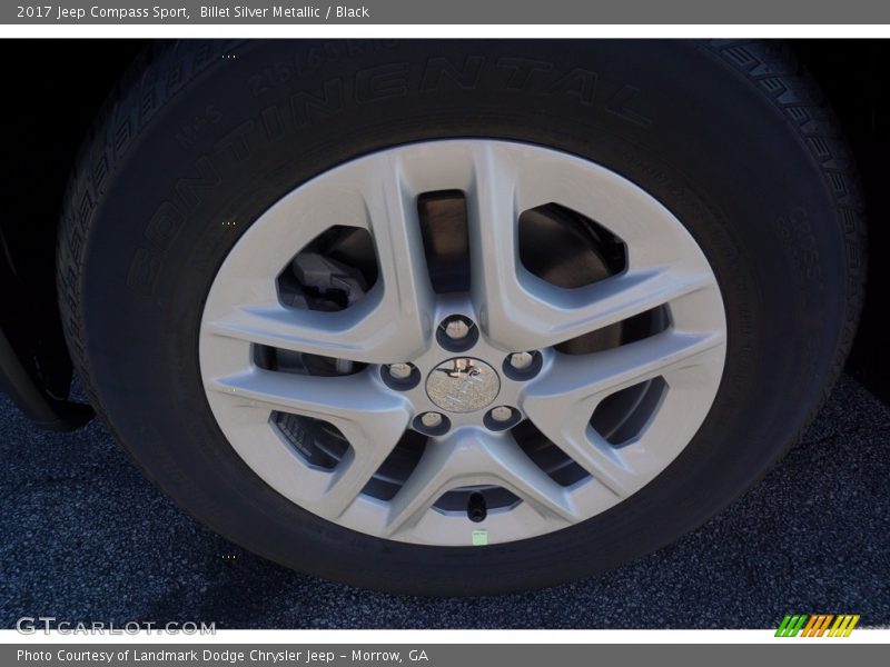 Billet Silver Metallic / Black 2017 Jeep Compass Sport