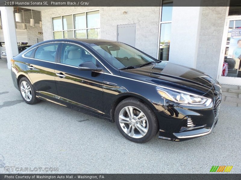 Phantom Black / Gray 2018 Hyundai Sonata SE