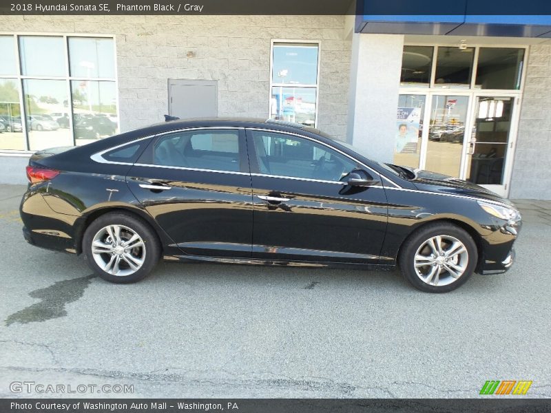 Phantom Black / Gray 2018 Hyundai Sonata SE