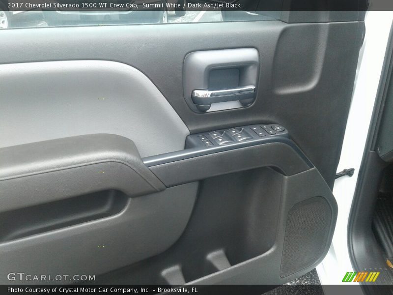 Summit White / Dark Ash/Jet Black 2017 Chevrolet Silverado 1500 WT Crew Cab