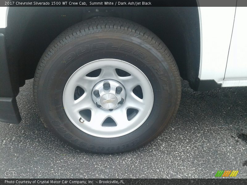 Summit White / Dark Ash/Jet Black 2017 Chevrolet Silverado 1500 WT Crew Cab