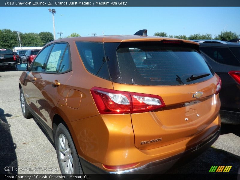 Orange Burst Metallic / Medium Ash Gray 2018 Chevrolet Equinox LS