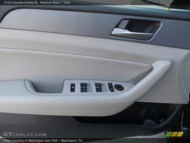 Phantom Black / Gray 2018 Hyundai Sonata SE