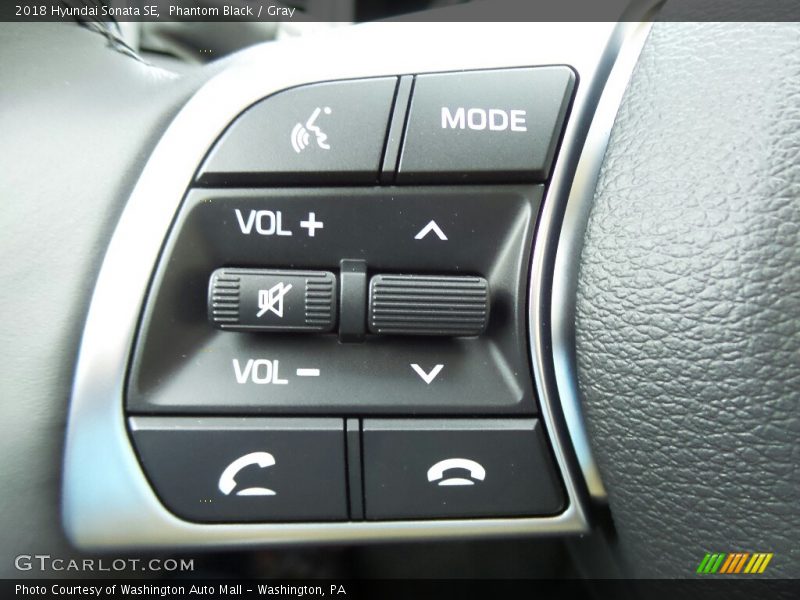 Phantom Black / Gray 2018 Hyundai Sonata SE