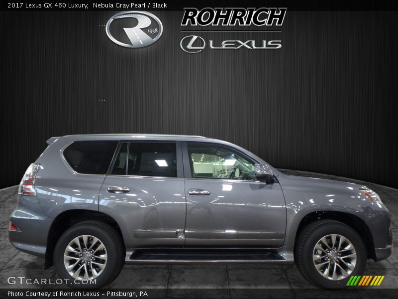 Nebula Gray Pearl / Black 2017 Lexus GX 460 Luxury