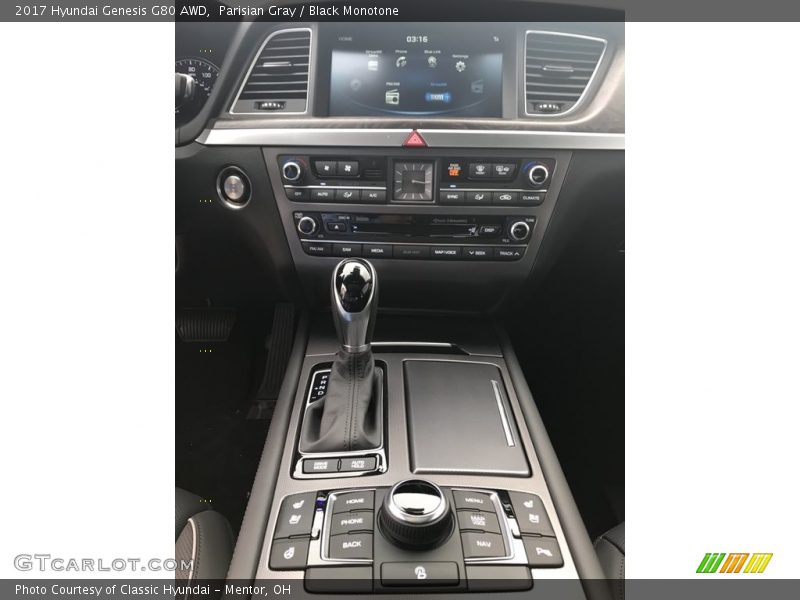 Parisian Gray / Black Monotone 2017 Hyundai Genesis G80 AWD