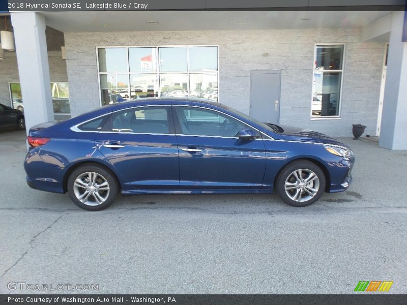 Lakeside Blue / Gray 2018 Hyundai Sonata SE
