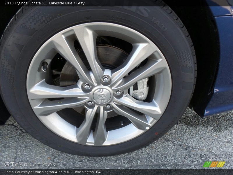 Lakeside Blue / Gray 2018 Hyundai Sonata SE