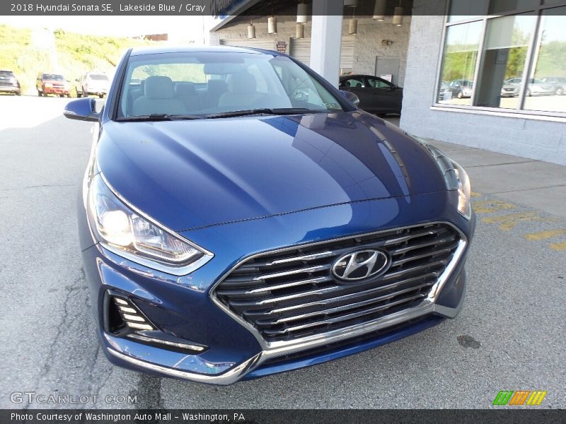 Lakeside Blue / Gray 2018 Hyundai Sonata SE