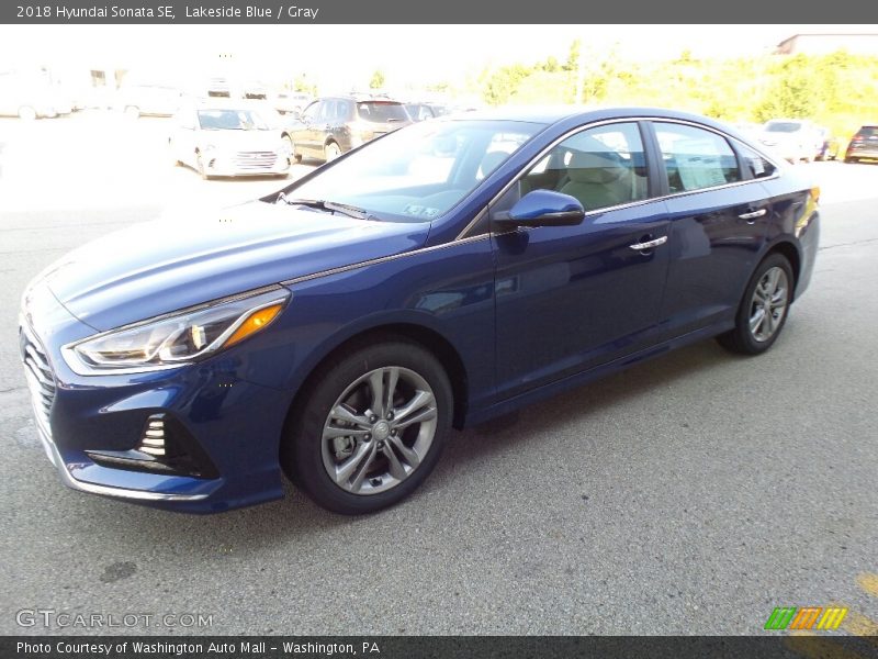 Lakeside Blue / Gray 2018 Hyundai Sonata SE