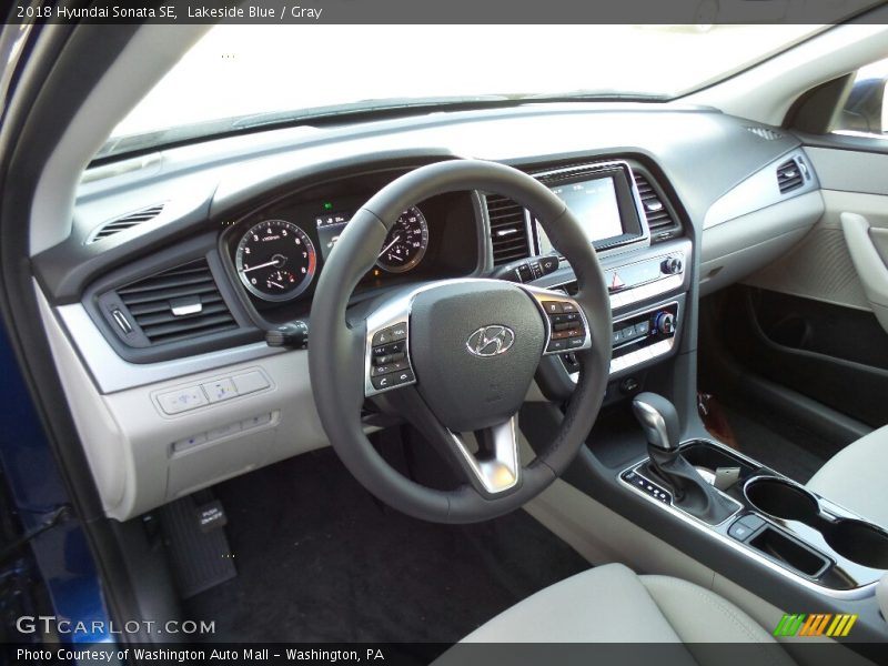 Lakeside Blue / Gray 2018 Hyundai Sonata SE